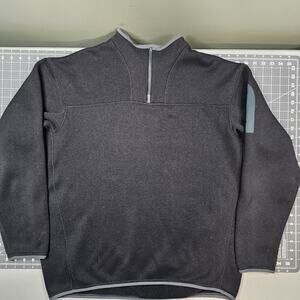 Arc'teryx Covert 1/2 Zip Pullover XL Polartec Fleece Jacket Black Tactical Work
